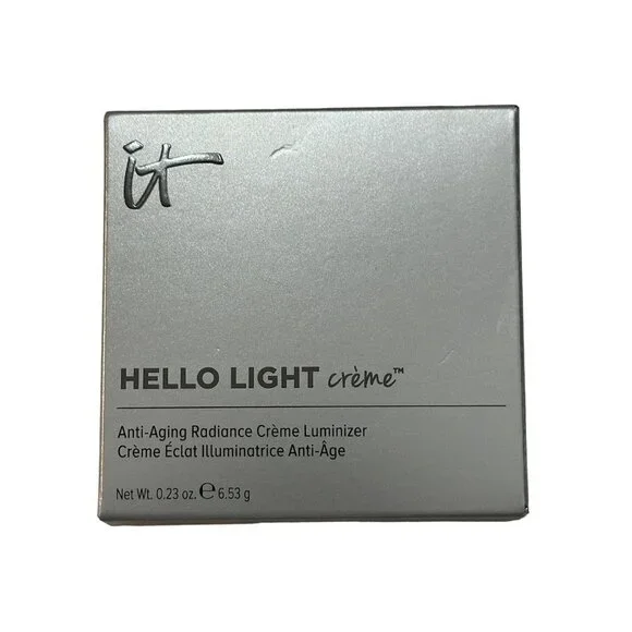 IT Cosmetics Hello Light Creme Anti-Aging Luminizer Radiance 0.23oz. New In Box. - Picture 4 of 14